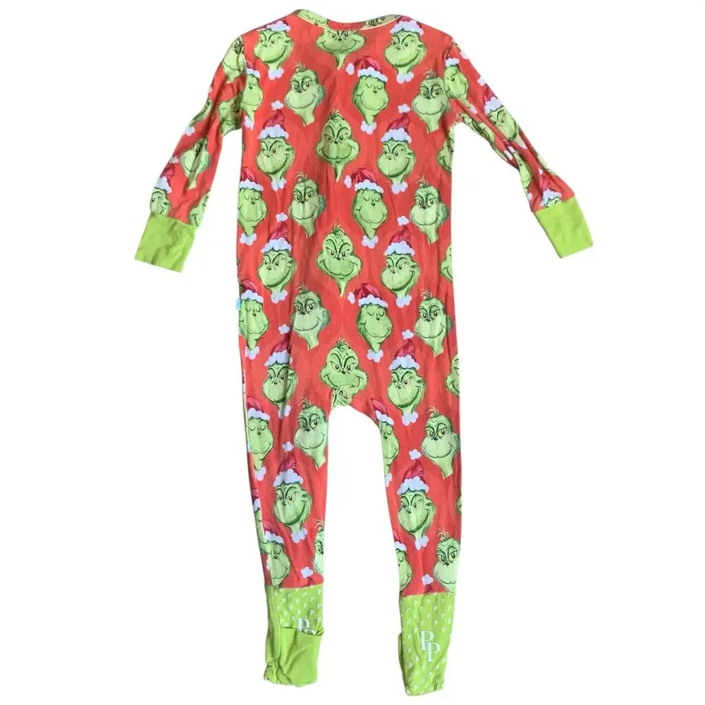 Posh Peanut Grinch Print Bamboo Zippy
